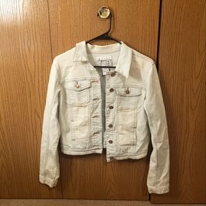 American Rag Cream Denim Jean Jacket, Medium